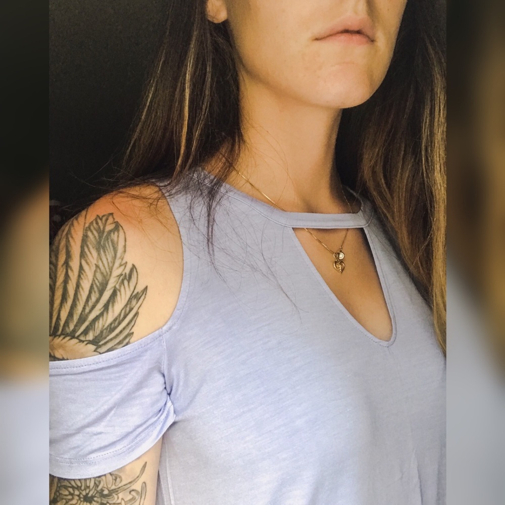 Sexy Shoulder Cut Out Tank